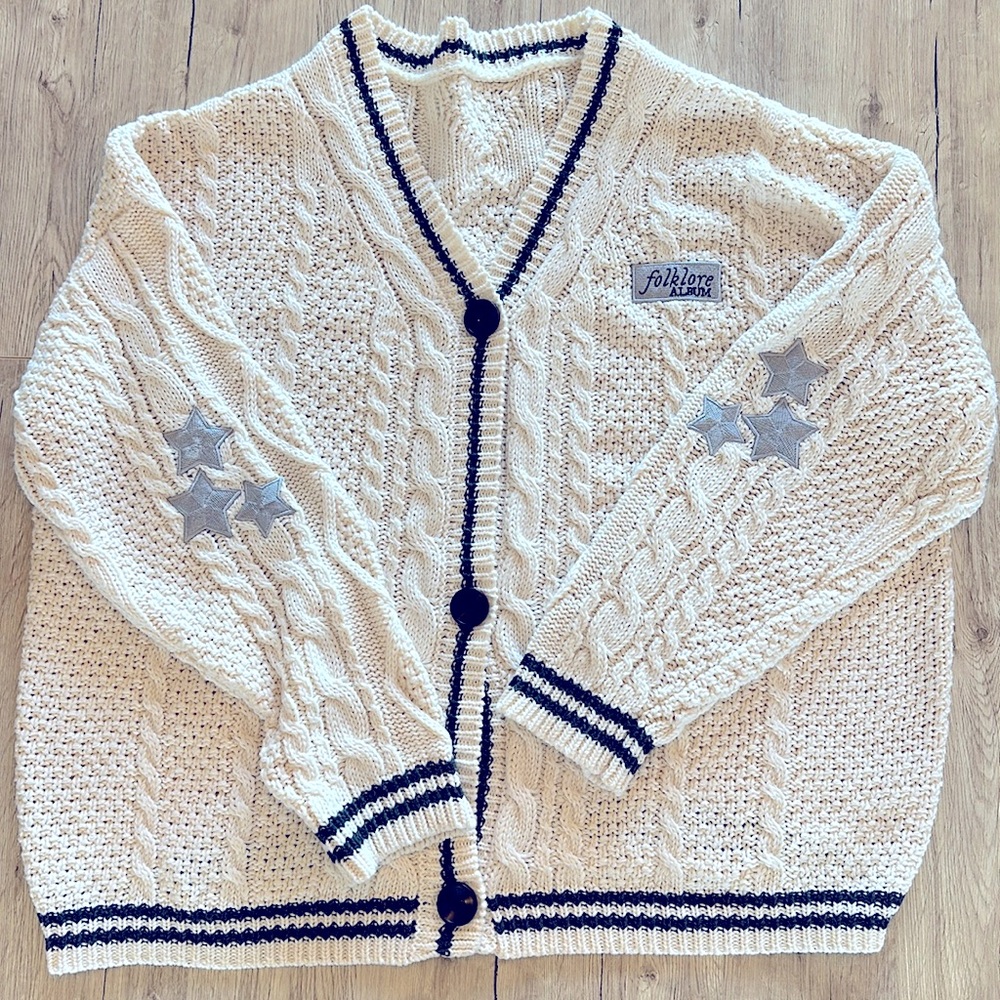 Taylor Swift Folklore Album Original Cardigan Excellent Condition Sweater